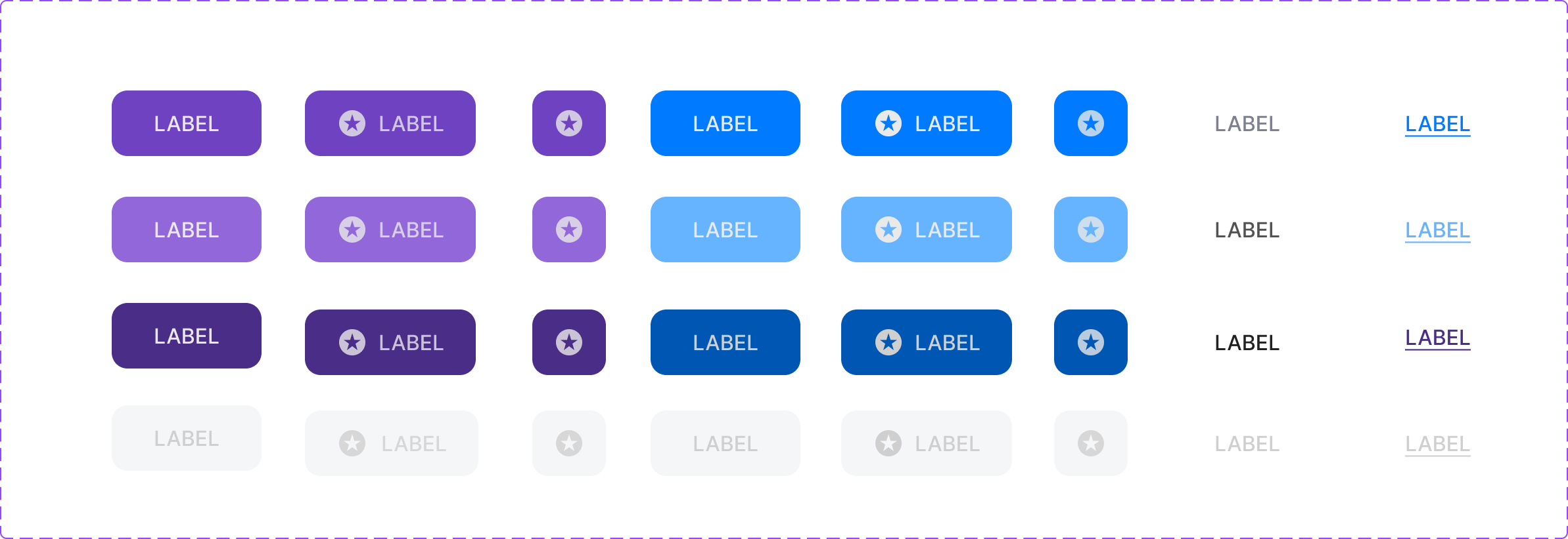 Violet Design System Button Reference